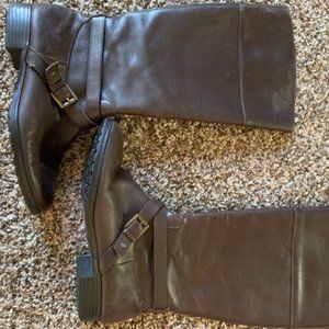 Ralph Lauren Knee High Chestnut Boots